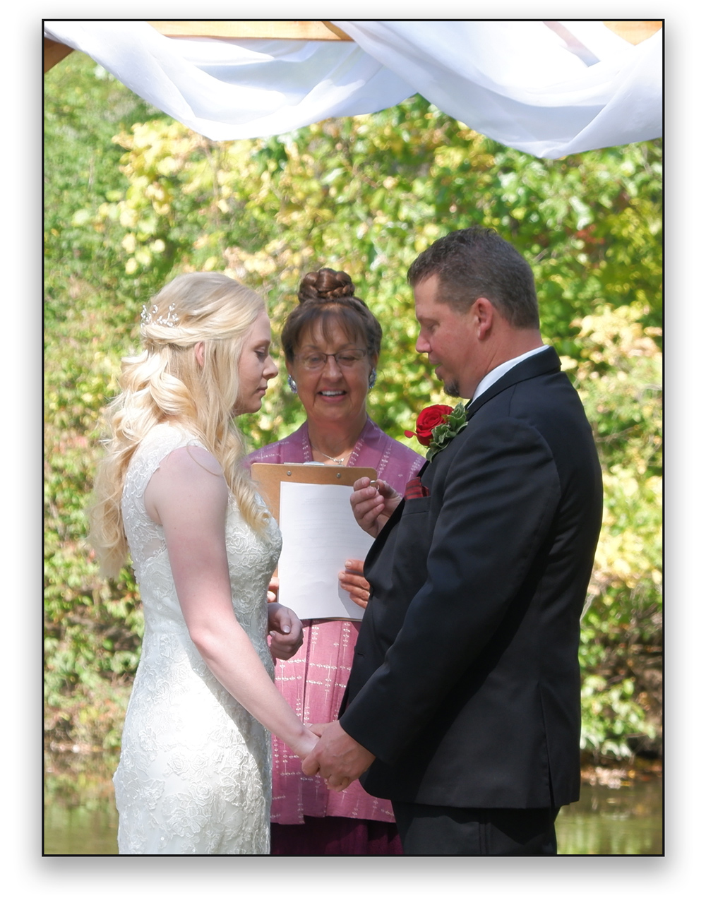 Custom wedding ceremony image