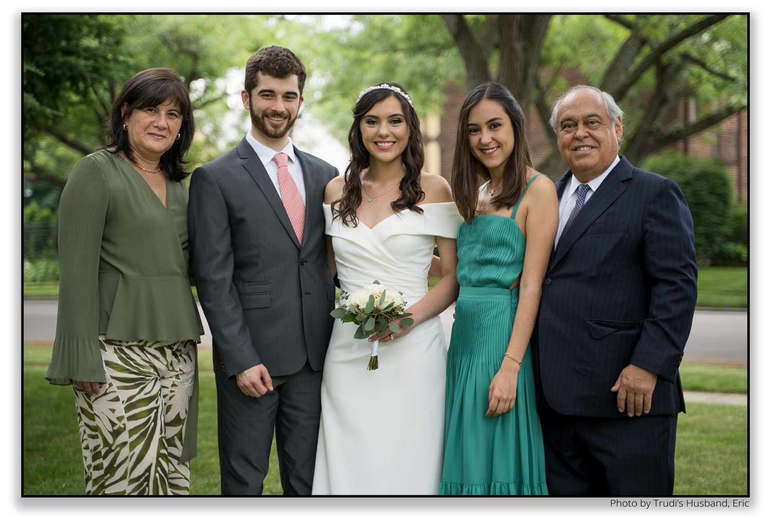 Family portrait by Eric Cooper, Trudi's husband