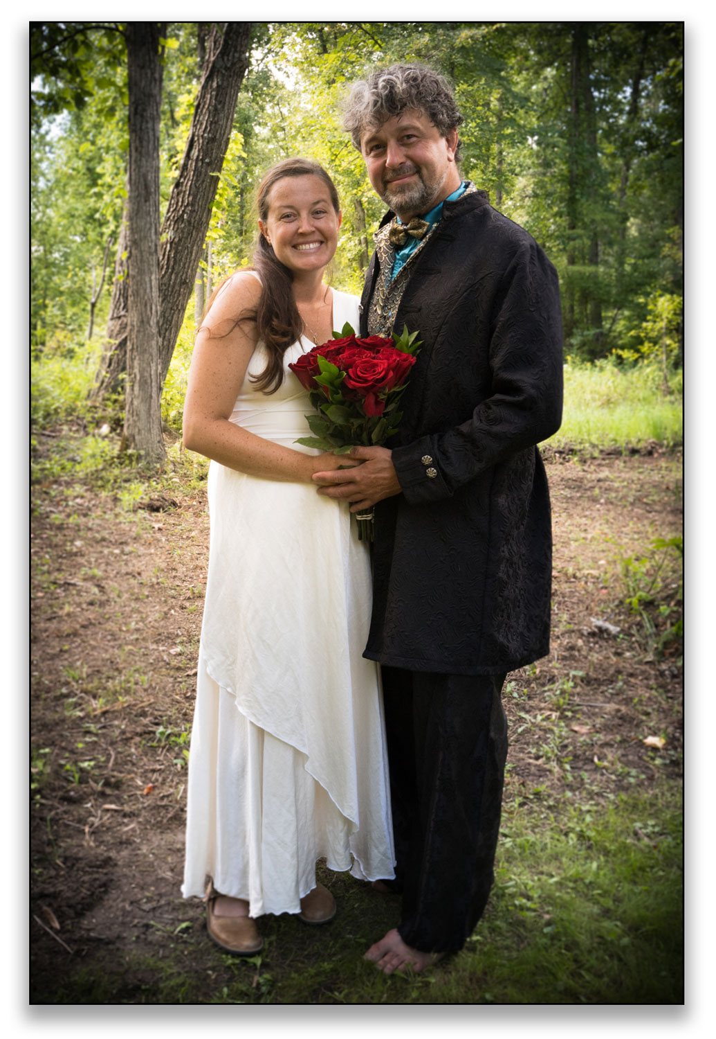 Wedding by the river.