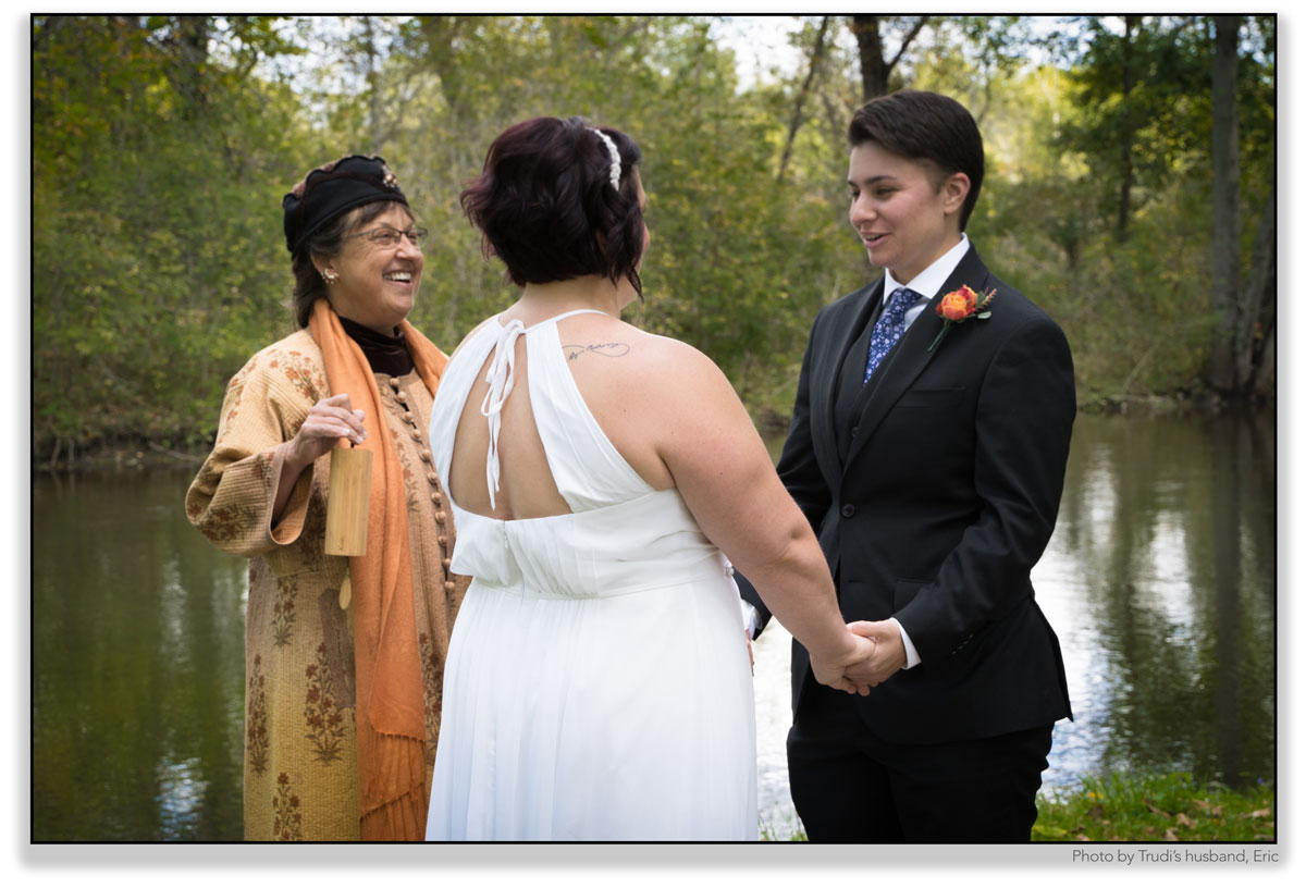 Same Sex Wedding Ceremony by Trudi Cooper, Wedding officiant